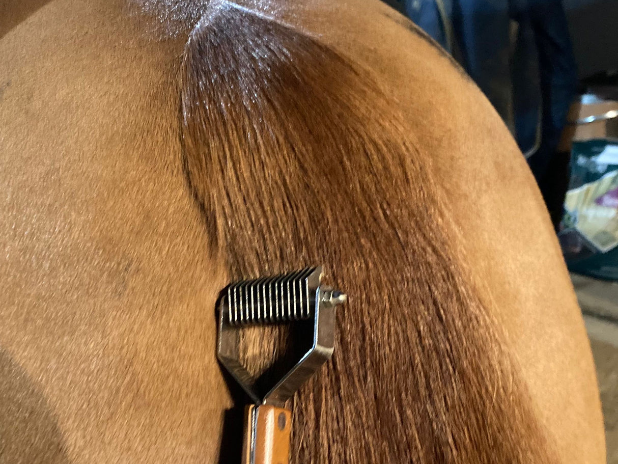 14 NARROW Blade Mane & Tail Rake
