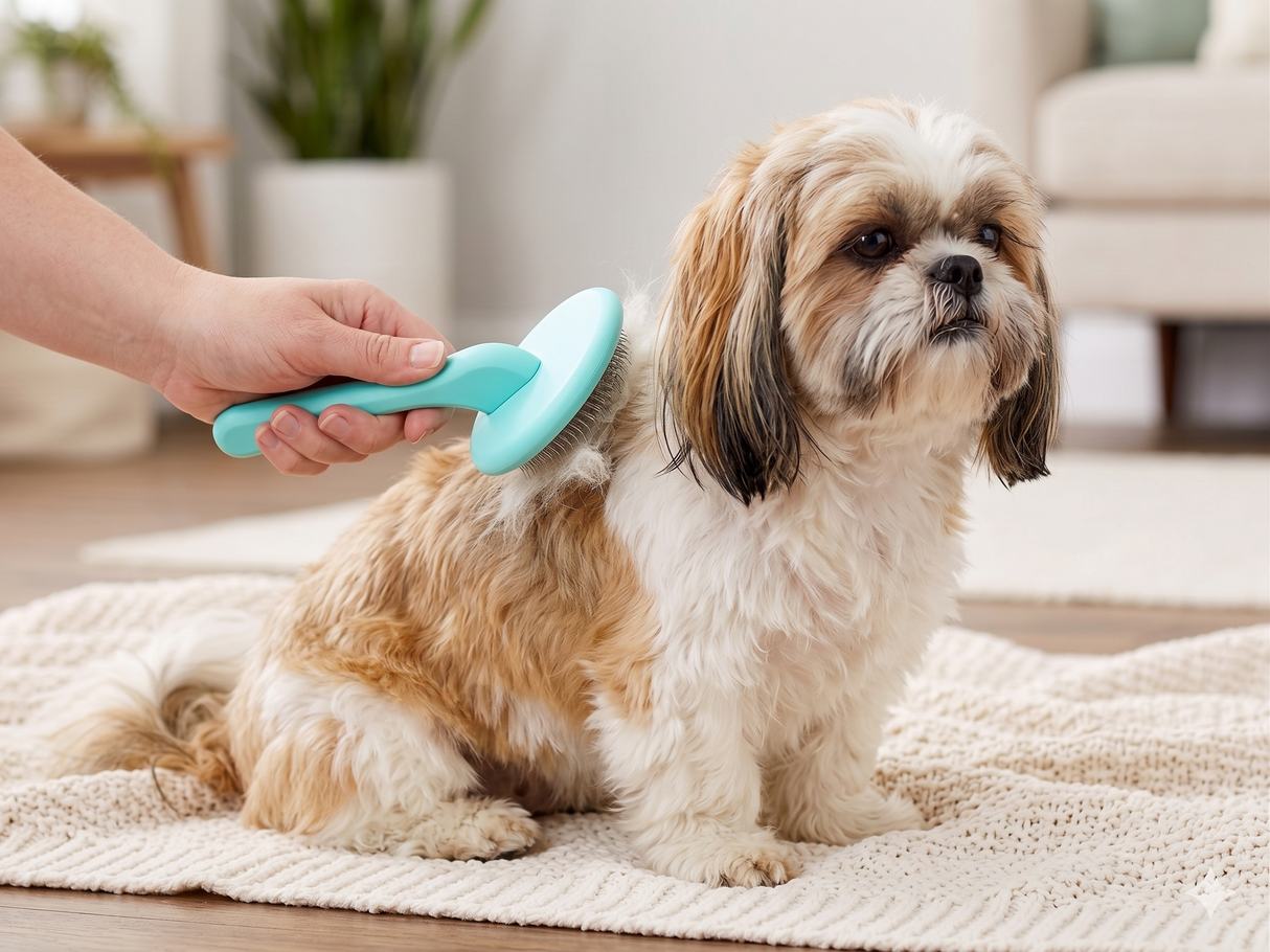 Shih Tuz Super Slicker Brush with Flexi-Pins