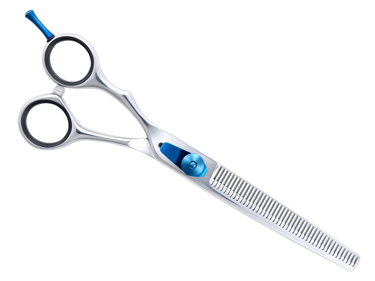 ESSENTIALS - 6.5" Square Edged Safety Thinning Scissors | Left Handed