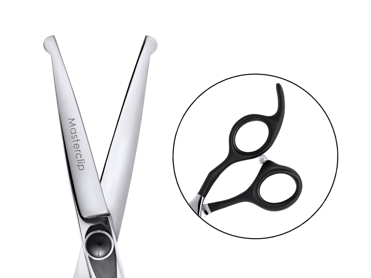 ONYX - 6” Premium Bull Nose Dog Grooming Scissors Shears | Right Handed