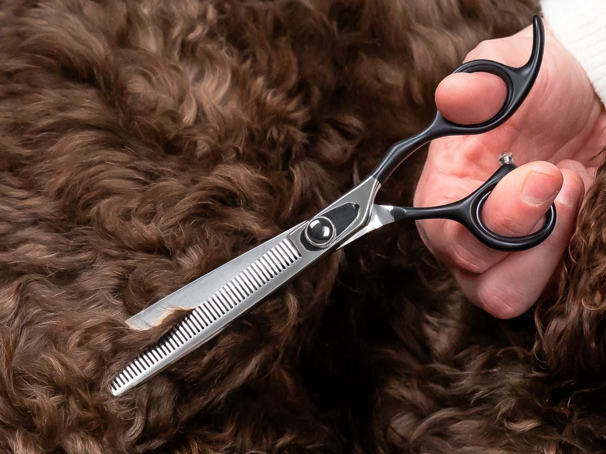 ONYX - 6.5” Premium Thinning Dog Grooming Scissors / Shears | Right Handed
