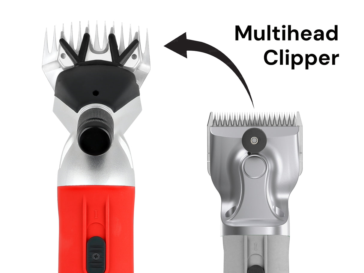 Ewe 2000 Multihead Sheep, Cattle & Horse Clipper | Red