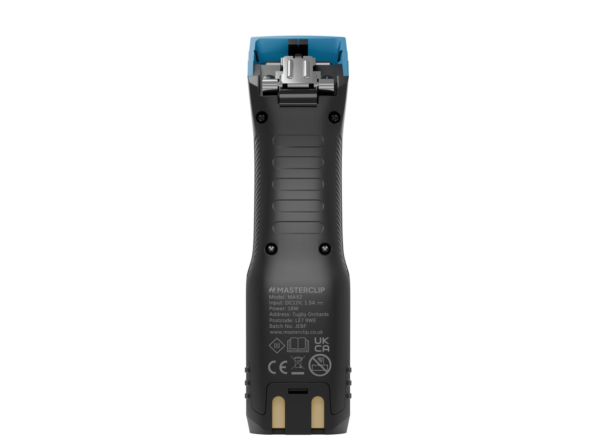 Cordless MAX A5 Dog Clippers with Number 10 Blade & 2 Bateries - Premium All-Day Professional Cordless Clipper