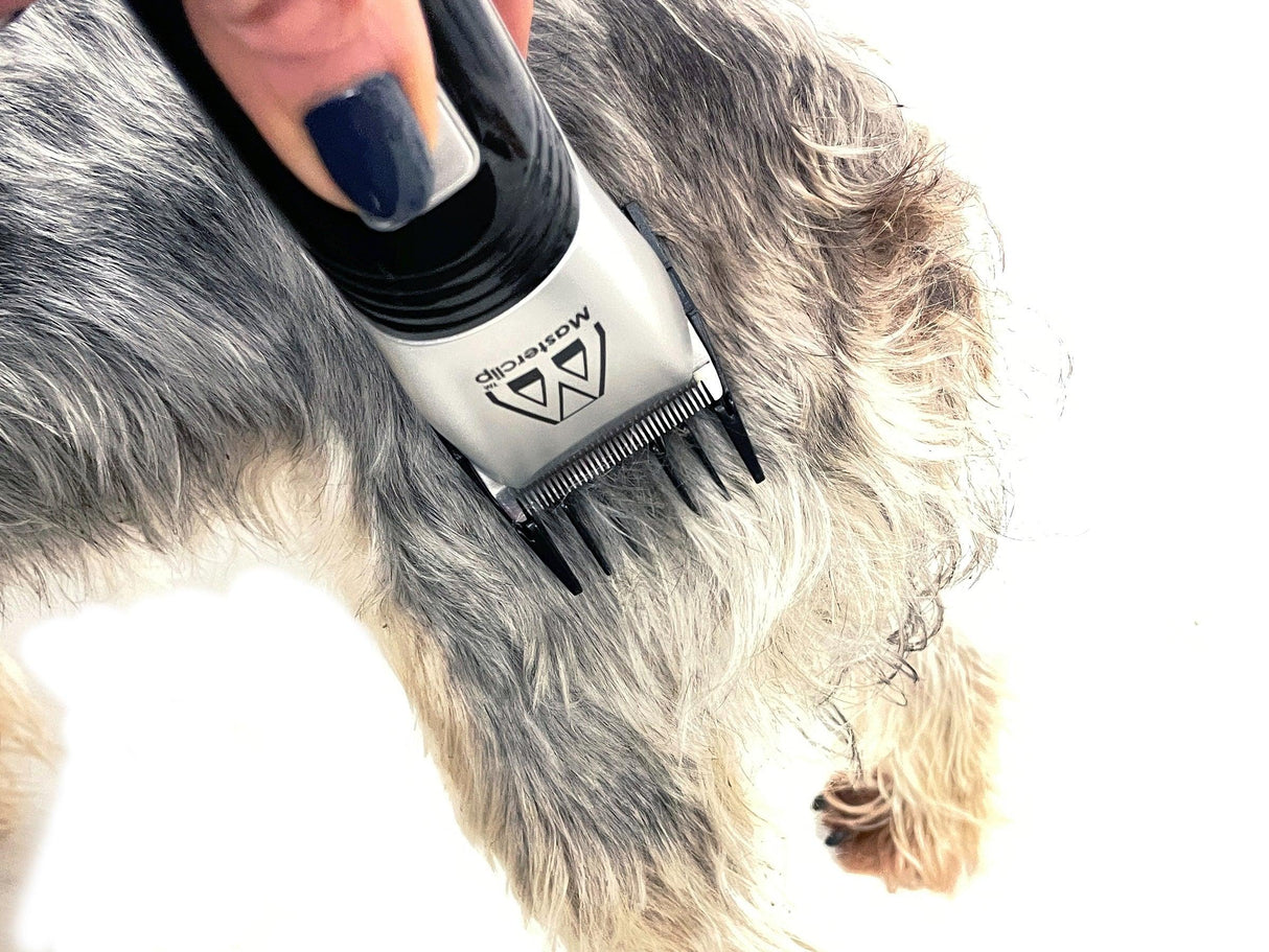Professional | Silver Cordless Home Grooming Dog Clipper Set - Masterclip