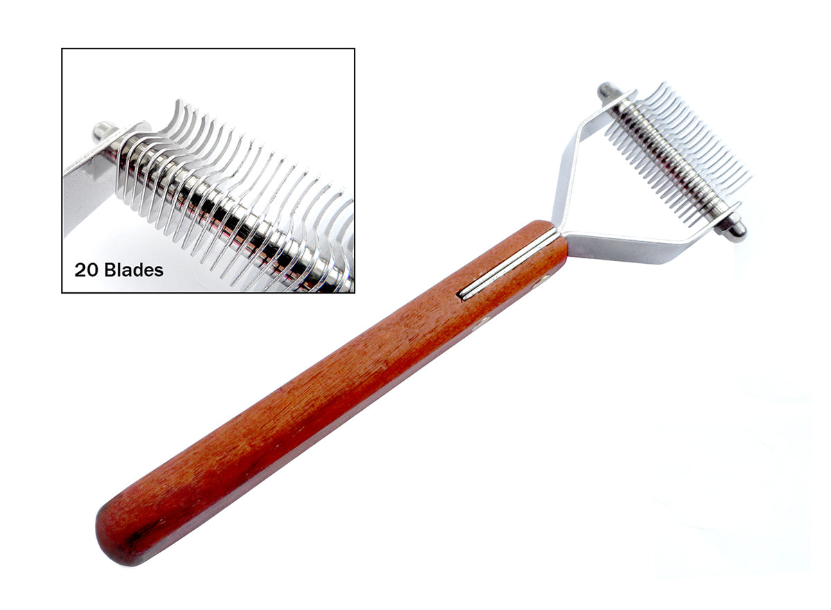 20 NARROW Superfine Mane and Tail Rake