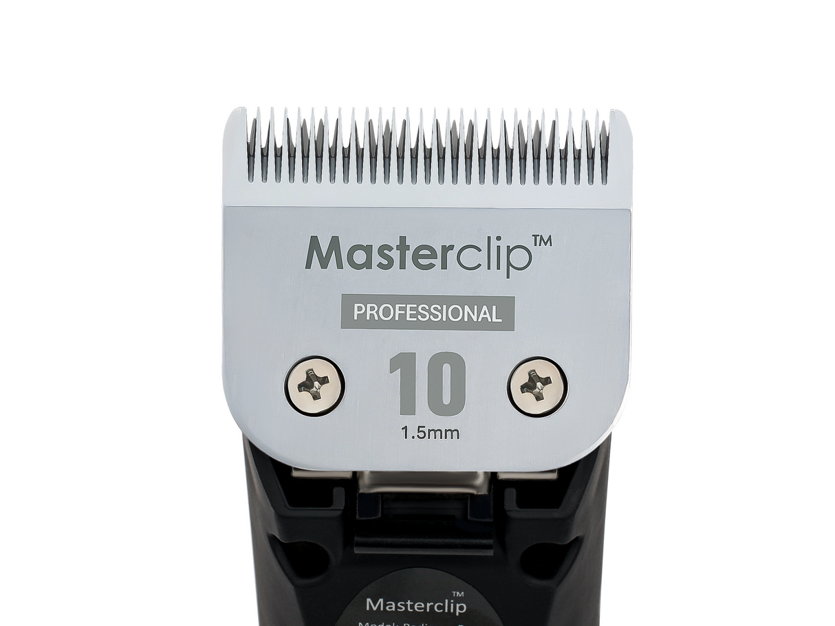Home Grooming Starter Pack - Pedigree Pro Clipper & 10 Blade with 4 Metal Comb Guides, Slicker Brush, & Bull Nose Scissor. FREE Metal Comb & Clipper Oil