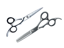 Load image into Gallery viewer, 5.5&quot; Thinning &amp; 5.5&quot;  Finishing Scissor Set | Right Handed