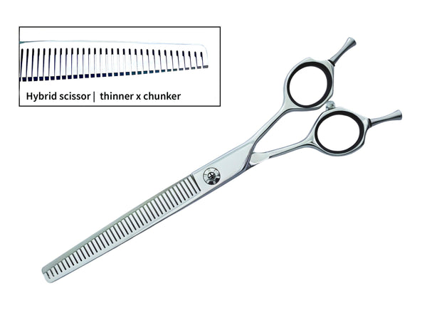 7" Reversible Fluffer | Hybrid Scissor - Masterclip