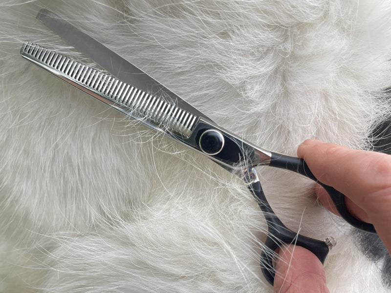 ONYX - 6.5” Premium Thinning Dog Grooming Scissors / Shears | Right Handed