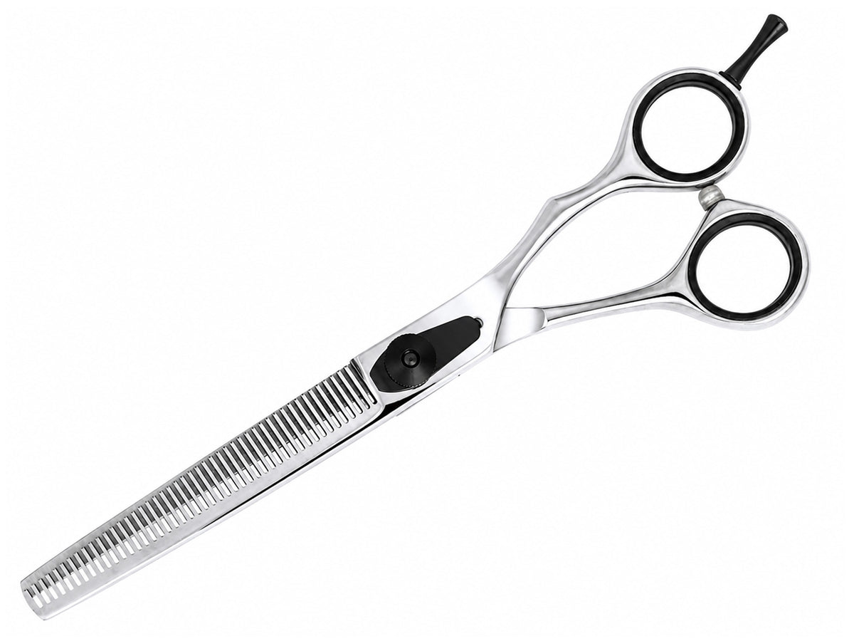 Cockapoo ESSENTIAL Double Scissor Pack - Safety Bull Nose & Thinning Scissor Combo - BLACK