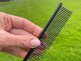 ONYX - 6" Black Combination Grooming Comb | Masterclip