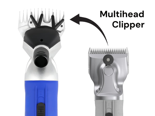 Ewe 2000 Multihead Sheep, Cattle & Horse Clipper | Blue