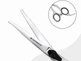 ESSENTIALS - Set of 4 Dog Grooming Scissors | Right Handed BLACK with FREE storage wallet