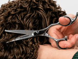 ESSENTIALS - 6" Bull Nose Safety Scissors Shears | Right Handed BLACK