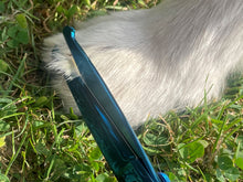 Load image into Gallery viewer, TOPAZ - 6” Premium Bull Nose High Gloss Blue Dog Grooming Scissors Shears | Right Handed