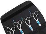 Set of 4 Dog Grooming Scissors with FREE storage wallet | Right Handed