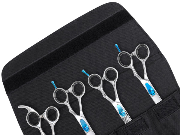ESSENTIALS - Set of 4 Dog Grooming Scissors with FREE storage wallet | Right Handed