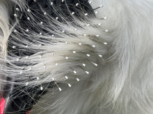 Load image into Gallery viewer, Double Sided Oval Head Long Pin &amp; Bristle Slicker Brush