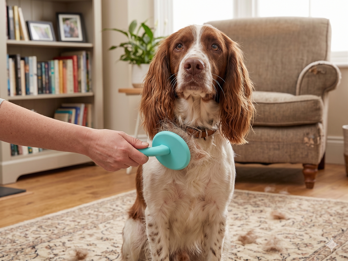 Springer Spaniel Super Slicker Brush with Flexi-Pins
