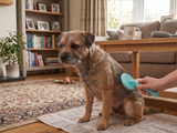 Border Terrier Super Slicker Brush with Flexi-Pins
