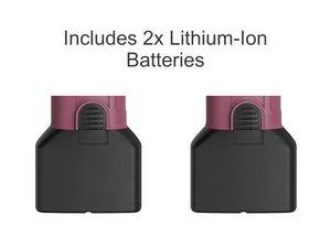 2 Lithium Ion Batteries included with the clipper