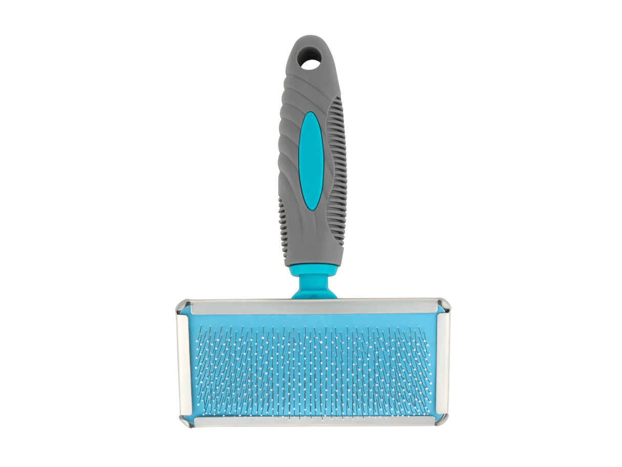 Medium Flat Head Rectangular Slicker Brush