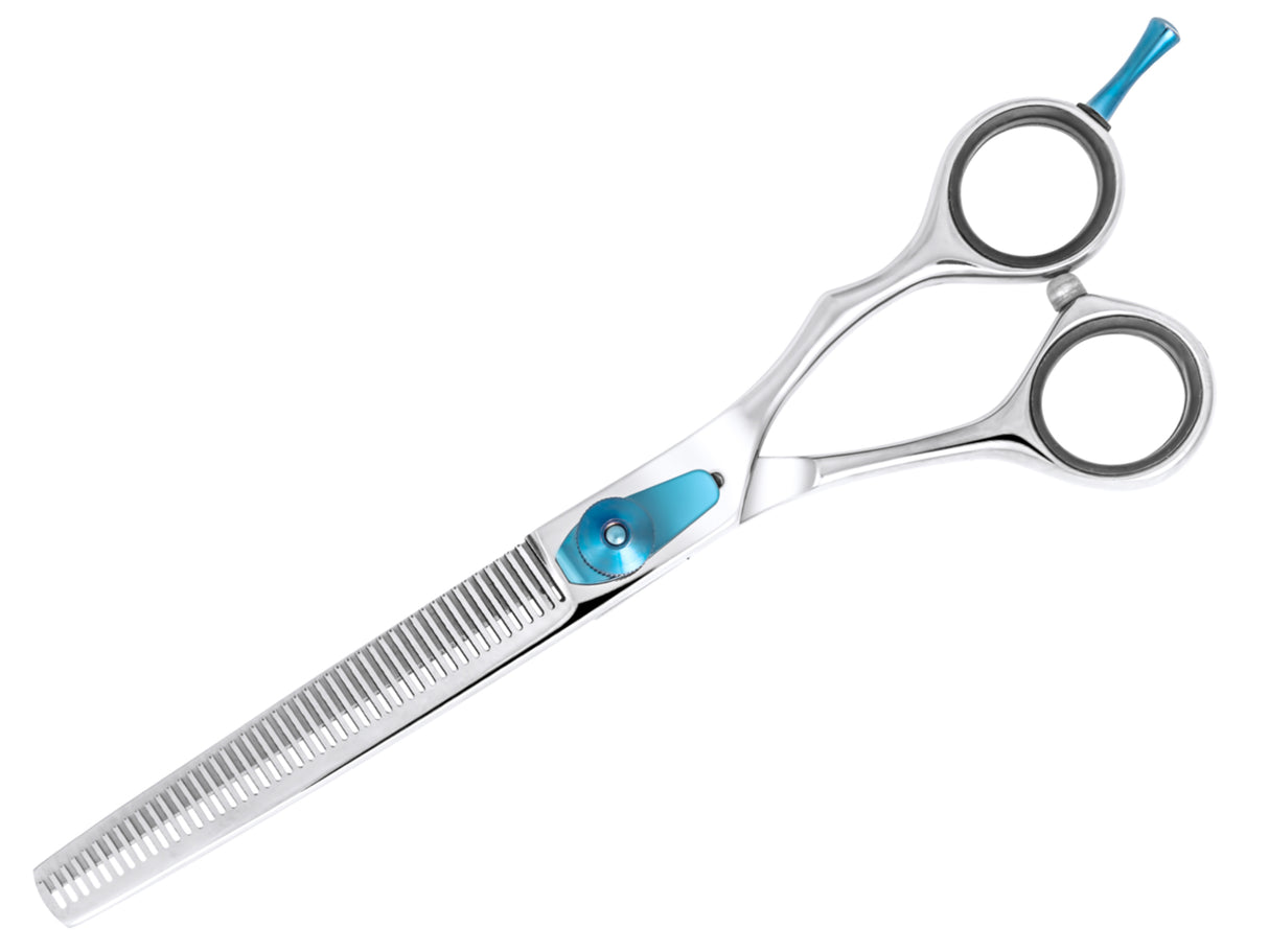 ESSENTIALS - 6.5" Square Edged Safety Thinning Scissors | Right Handed
