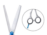 ESSENTIALS - 6.5" Square Edged Safety Thinning Scissors | Left Handed