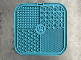 Large Anxiety Reducing Slow Feeding Lick Mat - Blue