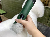 Cordless Home Grooming Starter Pack - MD Roamer Dog Clipper with 4 comb guides, slicker brush, bull nose scissor, metal comb & oil