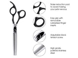 ONYX - 6.5” Premium Thinning Dog Grooming Scissors / Shears | Right Handed