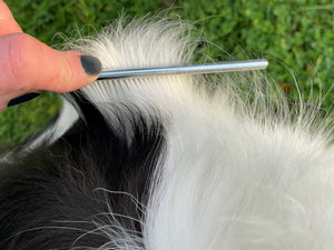 7" Metal Combination Grooming Comb