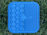 Small Anxiety Reducing Slow Feeding Lick Mat - Blue