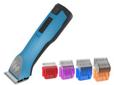 Cordless MAX Dog Clipper with Number 10 Blade, 4 Metal Comb Guides & 2 Batteries- Premium All-Day Professional Cordless Clipper