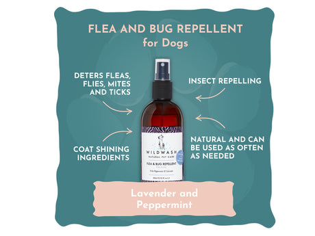 Wildwash Flea & Bug Repellent with Peppermint & Lavender