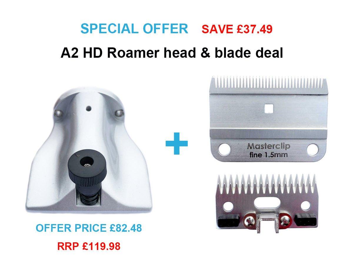 A2 Lister Style Head & Blade Deal - HD Roamer - Masterclip