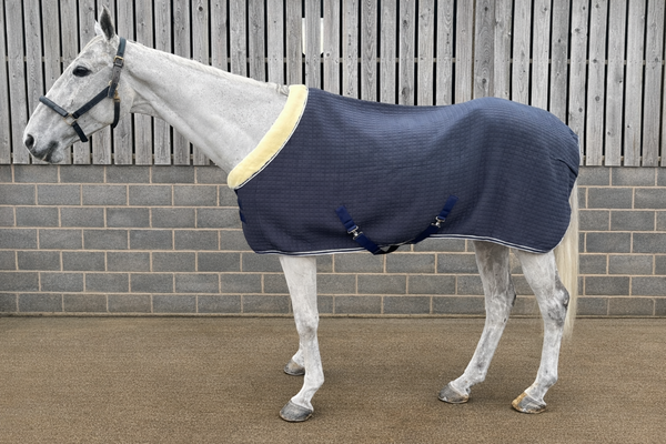 Ex Demo Horse Cooler Rug Blue 6ft9