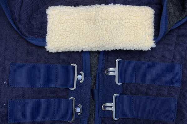 Ex Demo Horse Cooler Rug Blue 6ft9