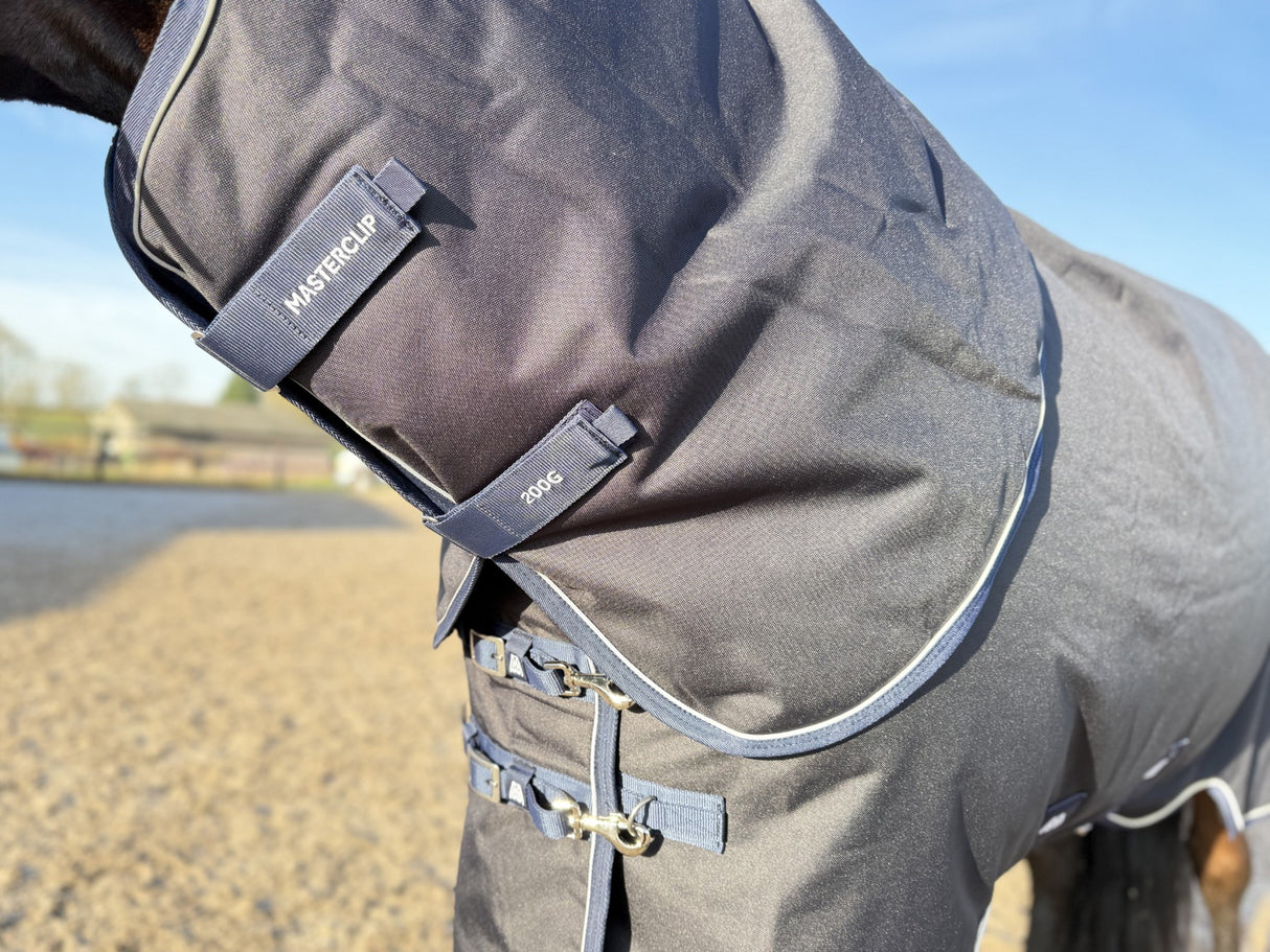 Masterclip 200G Turnout Rug in Classic Navy  – Waterproof & Breathable