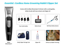 Load image into Gallery viewer, Essential | Silver Cordless Home Grooming Rabbit Clipper Set - Masterclip