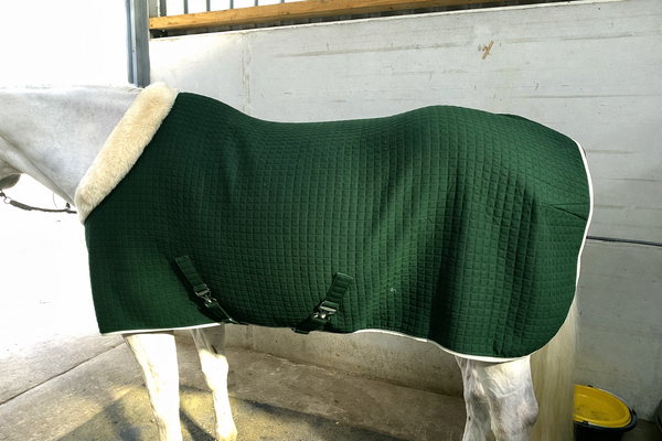 Ex Demo Horse Cooler Rug Forest Green 6ft9