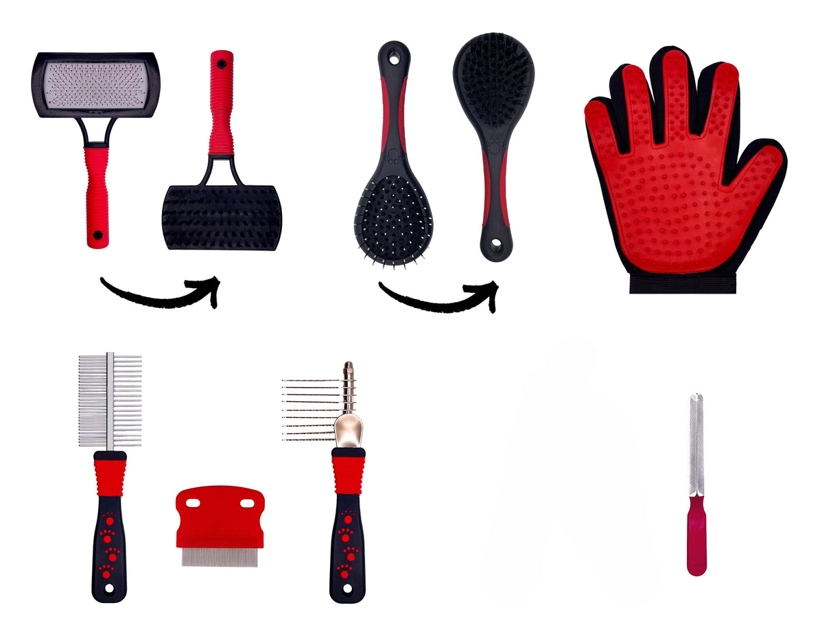 EX-DEMO  Essentials Pet Grooming Set MISSING NAIL CLIPPERS
