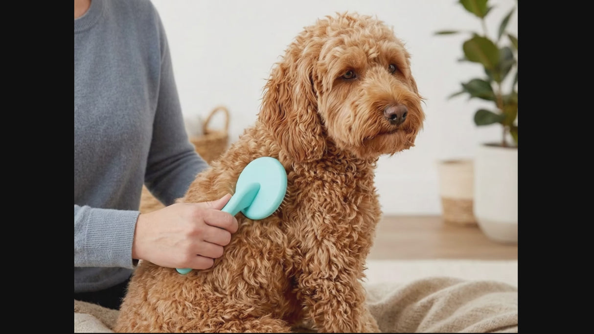 Labradoodle Super Slicker Brush with Flexi-Pins