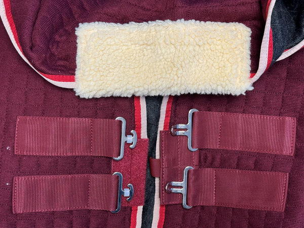 Ex Demo Horse Cooler Rug Red 6ft9