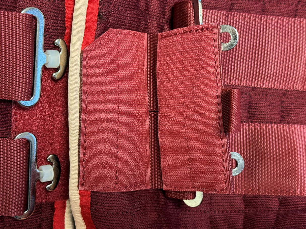 Ex Demo Horse Cooler Rug Red 6ft9