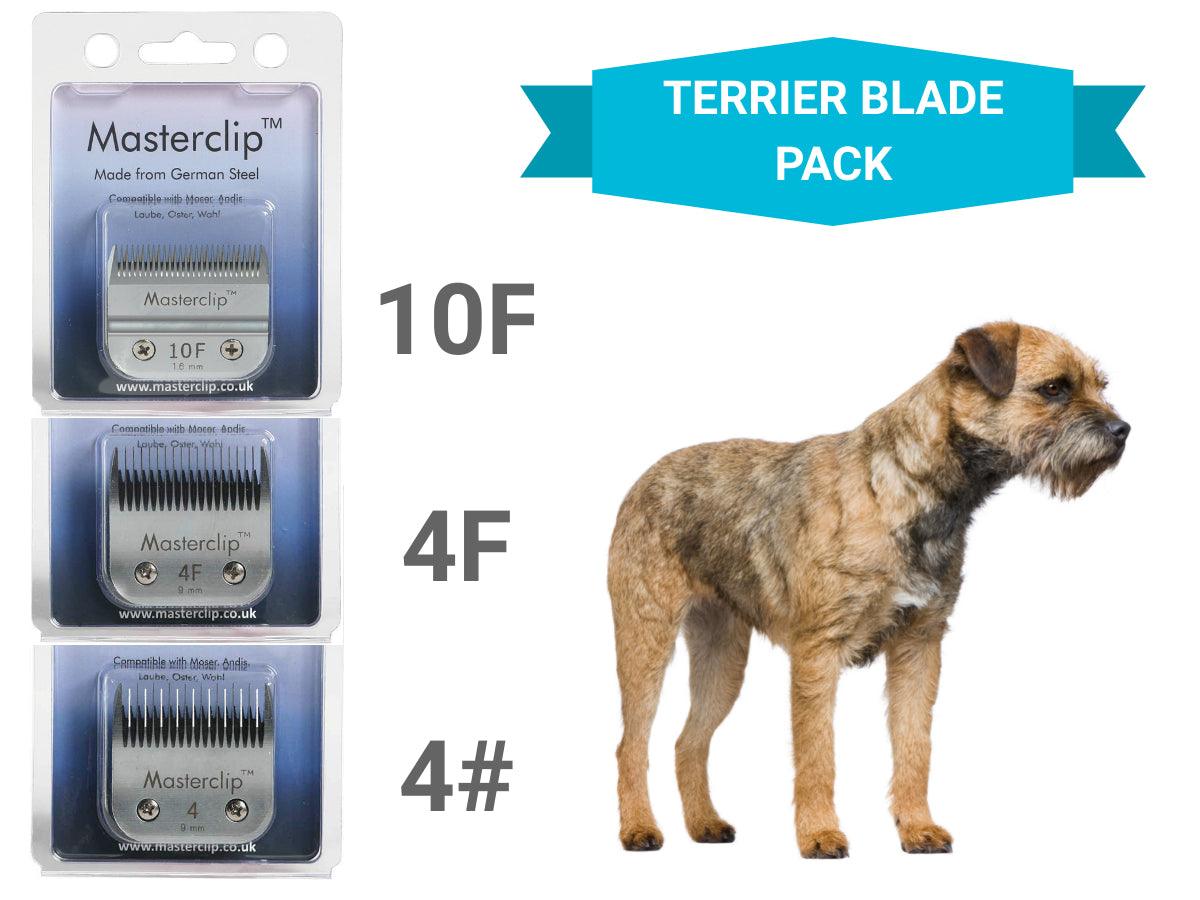 Triple Clipper Blade Pack for Terrier (10F, 4F, 4#) – Masterclip